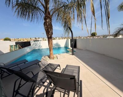 Villa 3 chambres avec piscine privée et solarium San Fulgencio